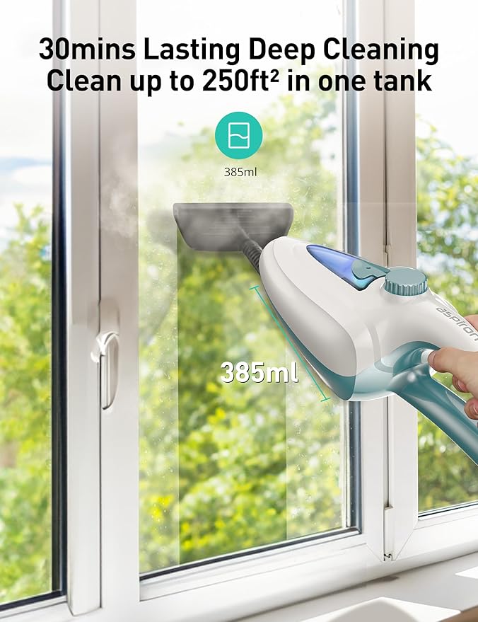 12-in-1 Steam Mop, Fast 15-Sec Heat-Up, 1500W Detachable Handheld Steam Cleaner - Image 6