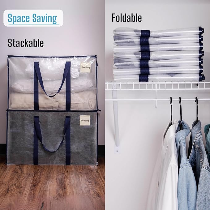 VENO 8 Pack Moving and Storage Bags, Heavy Duty, Alternative to Moving Boxes - Image 8