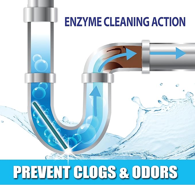 SANI 360° Sani Sticks Drain Cleaner and Deodorizer, Enzyme Pipe Cleaners - Image 4