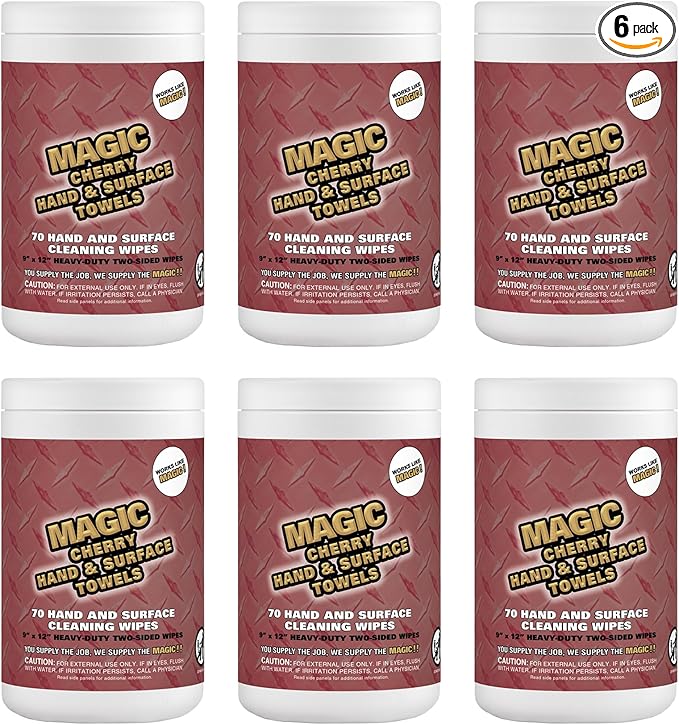 Magic Cherry Scented Heavy Duty Cleaning Wipes by ZenexInternational