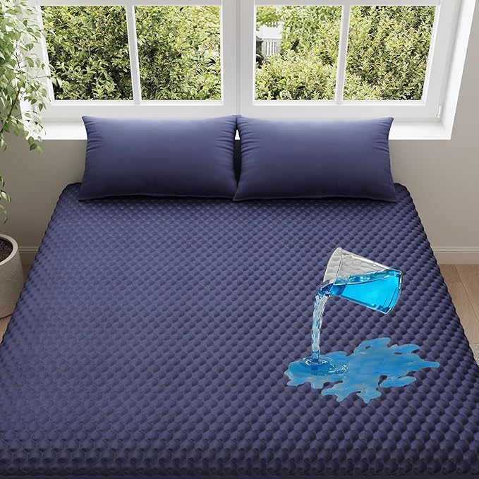 OhGeni 100% Waterproof Mattress Protector, Twin Size Mattress Pad, Fits 6"-20" by OhGeni