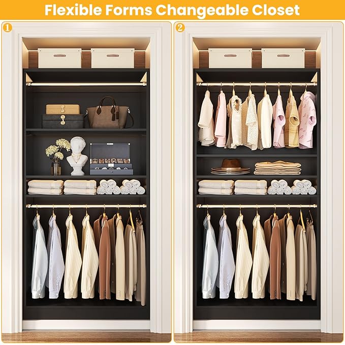 Unikito 3FT Freestanding Closet System - Image 3