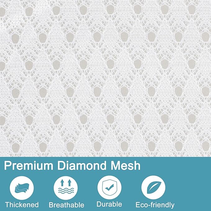 Polecasa Diamond Mesh Laundry Bags, Large Laundry Hamper Liner, Laundry Bag - Image 3