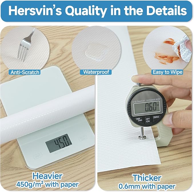 Shelf Liners 14 in x 20 ft Self-Adhesive EVA Drawer Mats, Cupboard Protector - Image 5
