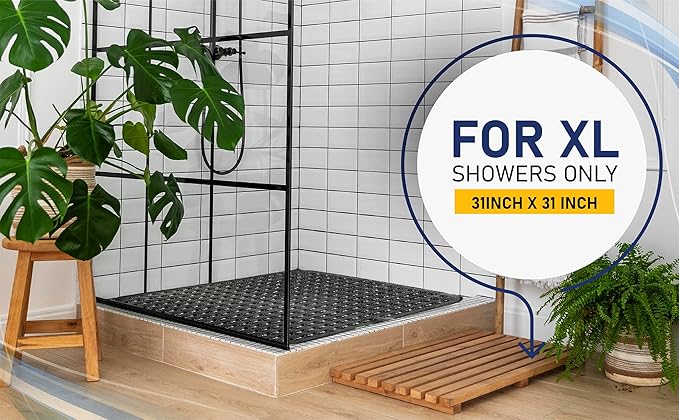 ENKOSI Extra Large Square Non Slip Shower Mat - Image 7