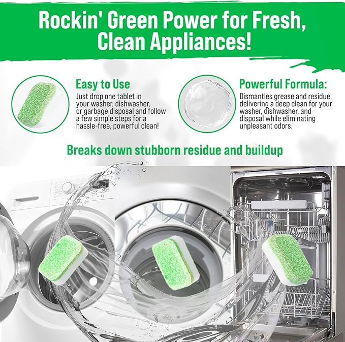 Rockin' Green Deep Cleaning and Deodorizing Tablets - Image 2
