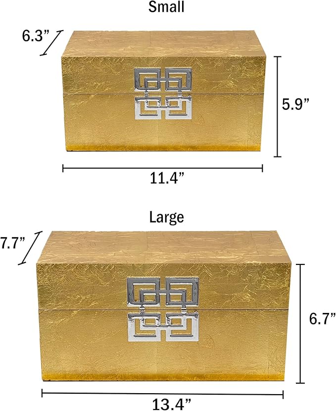 Galt International Storage Box Set Decorative Storage Box w/Hinged Lid Classic - Image 9