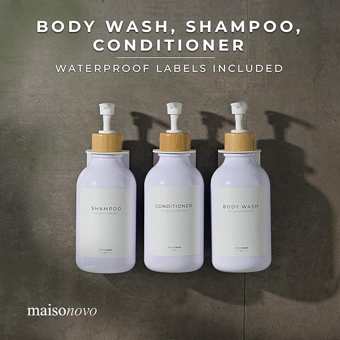 MaisoNovo Shampoo and Conditioner Dispenser - Image 5