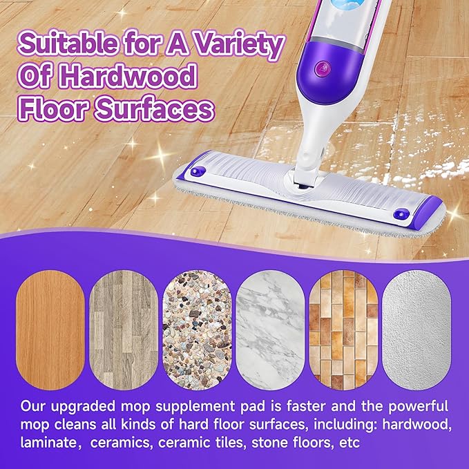 8 Pack Reusable Mop Replacement Pads Compatible - Image 6