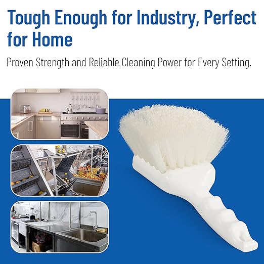 SPARTA 3662000 Flo-Pac Plastic Handle Utility Scrub Brush, Nylon Bristles - Image 7