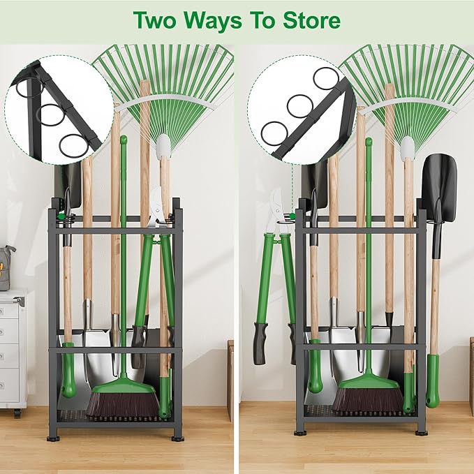 Dirza Garden Tool Organizer, Yard Tool Organizer - Image 4