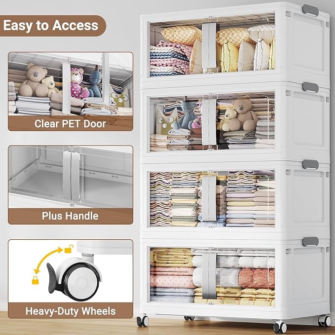 BROVIEW 160QT Stackable Storage Bins - Image 5