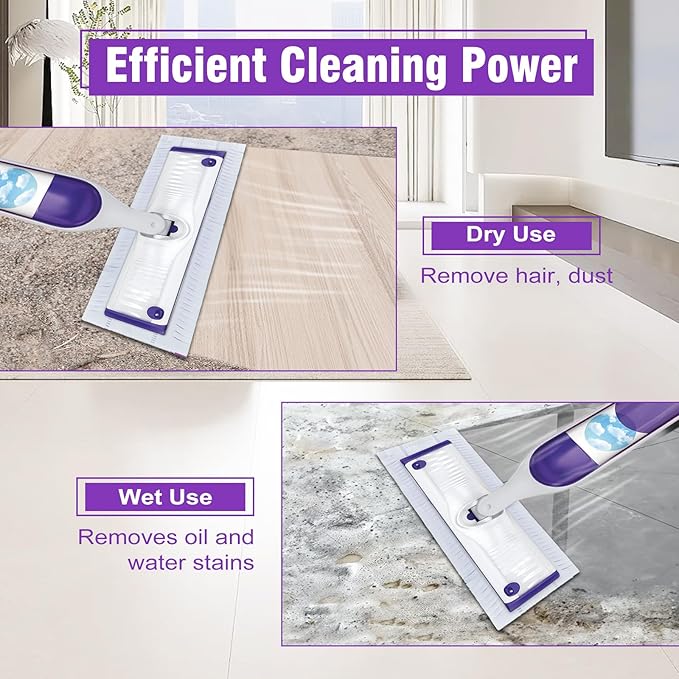 40 Pack Disposable Power Mop Refills Pads Compatible - Image 5