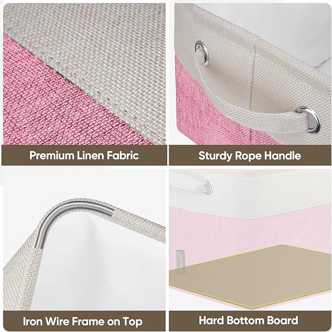 BALEINE 4 Pack Fabric Storage Bins - Image 4