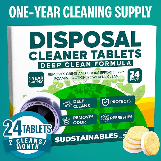 Sudstainables Garbage Disposal Cleaner Tablets 24-Pack - Image 9