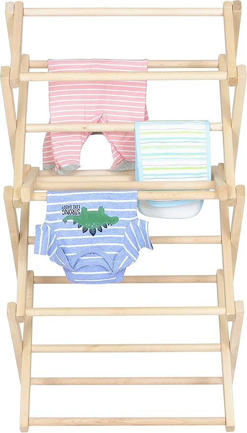 Pennsylvania Woodworks Clothes Drying Rack: Solid Maple Hard Wood Laundry Rack - Image 8