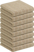 Homaxy 100% Cotton Terry Kitchen Towels, Checkered Designed, Soft and Super by Homaxy