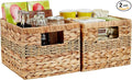 Water Hyacinth Wicker Basket, Decorative Woven Baskets by Bagnizer