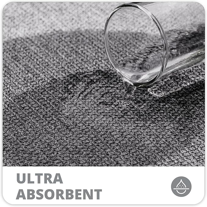 Bath Mat, Ultra Thin Bathroom Rugs, Rubber Bath Mats - Image 3
