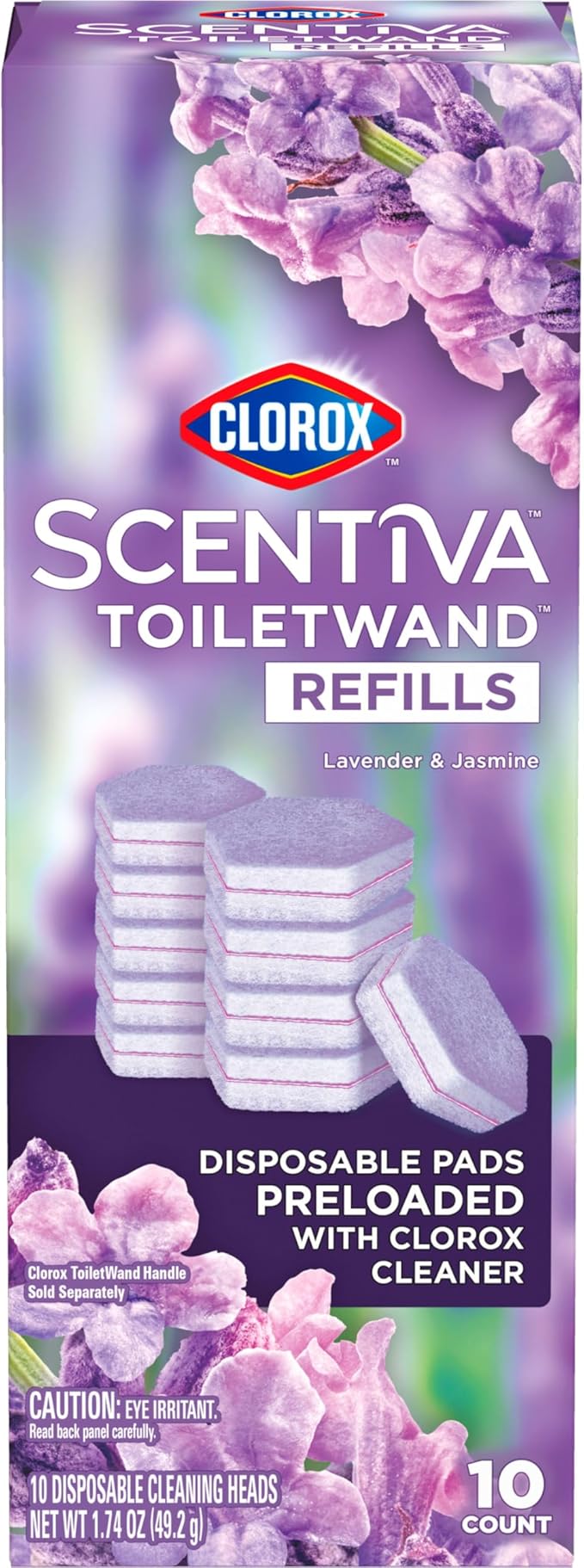 CLOROX Scentiva ToiletWand Toilet Cleaner Refills, Toilet brush, Lavender and - Image 11