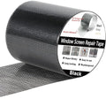 Wohohoho Window Screen Repair Tape, 3 in X 20 FT Black Screen Patch Repair Kit by wohohoho
