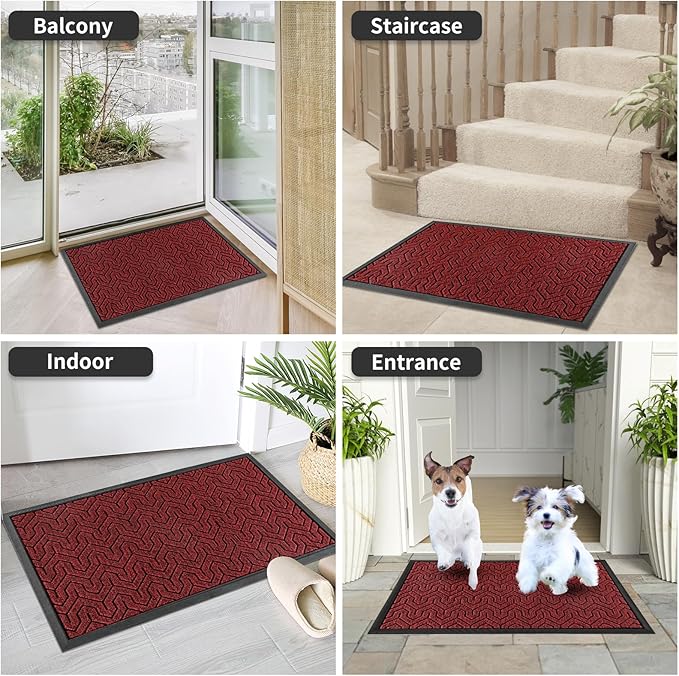 Yimobra Extra Large Door Mat Outside Entrance 60x32, Waterproof Heavy Duty - Image 7