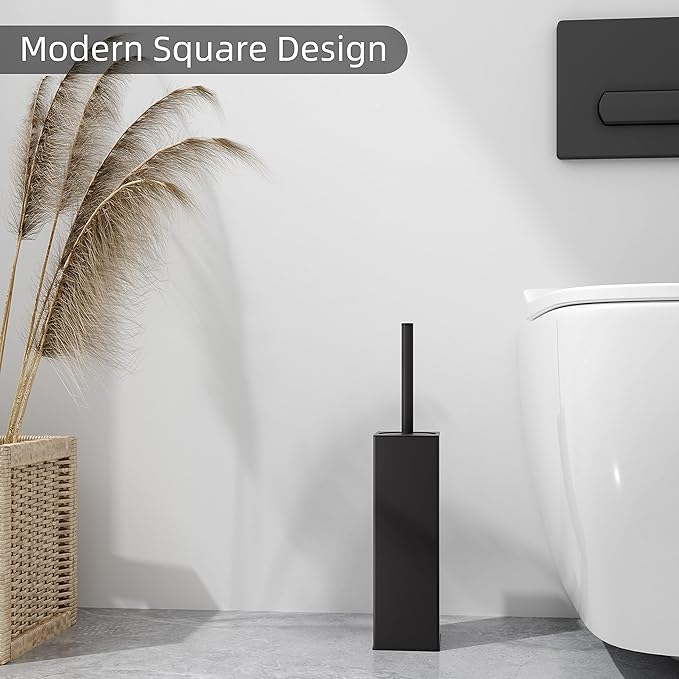 Stainless Steel Toilet Bowl Brush and Holder - Image 2