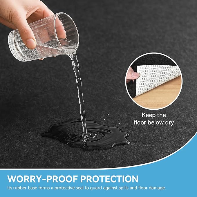 Warmstar 9x10 FT Non Slip Rug Pad, 100% Waterproof Felt Rug Pad - Image 3