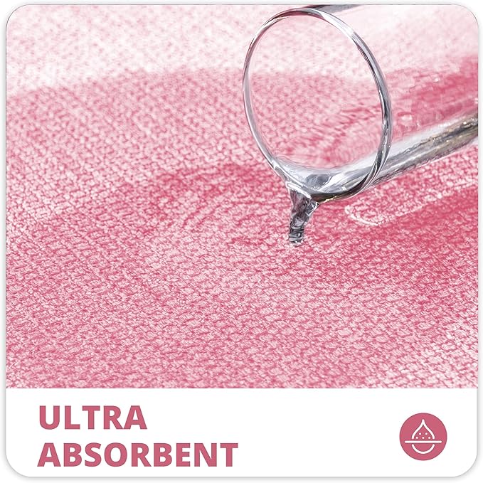 Bathroom Rugs Set 2 Pieces, Thin Bathroom Mats, Toilet Rugs, Quick Dry - Image 4