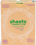 Sheets Laundry Club Laundry Detergent Sheets, 100 Loads by SheetsLaundryClub