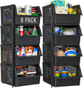 TidyFriend Plastic Stackable Storage Bins by Skywin