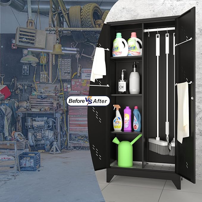 71'' Metal Storage Cabinet - Image 6