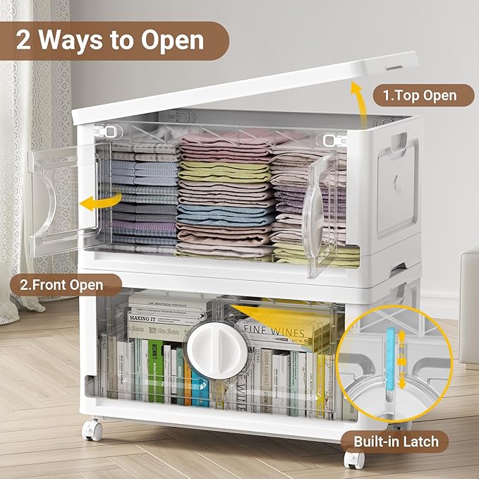 BROVIEW 360Qt Lockable Stackable Storage Bins - Image 5