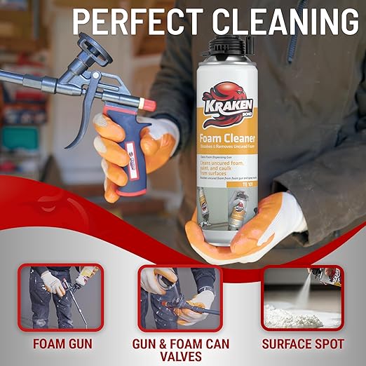 Kraken Bond Spray Foam Gun Cleaner - Image 2