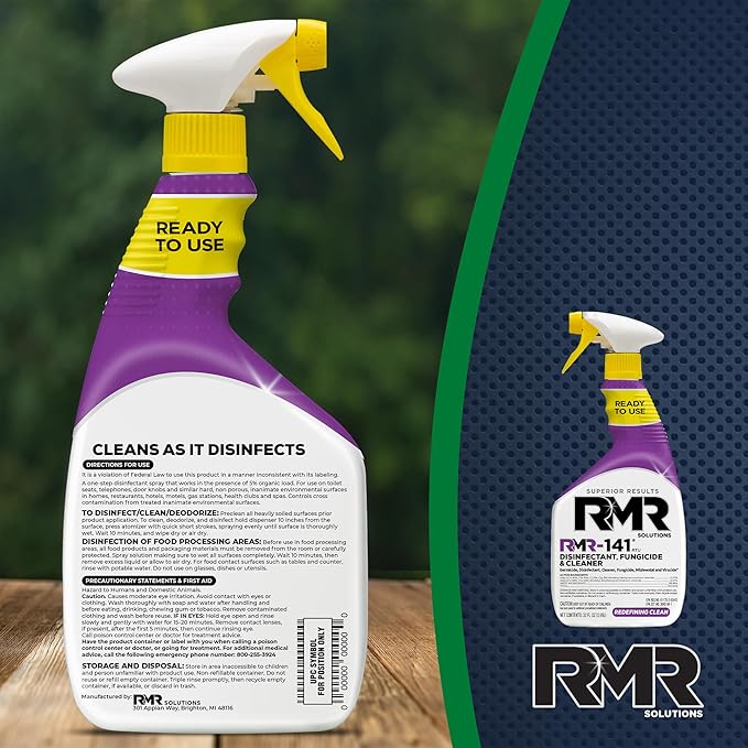 RMR-141 EPA Registered Mold and Mildew Killer, Eliminates Odors, Removes Mold - Image 9