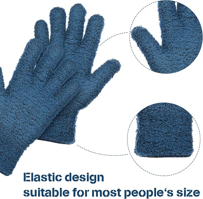 Patelai 2 Pairs Microfiber Gloves - Image 3