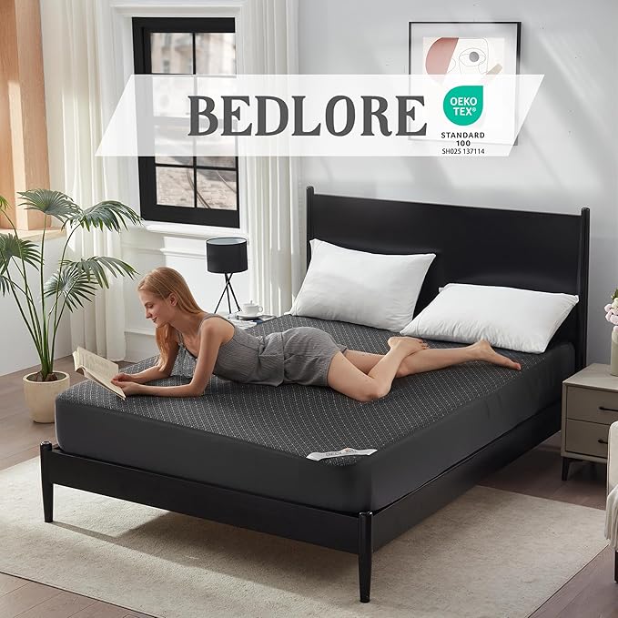 BEDLORE Queen Mattress Protector, Waterproof Noiseless Mattress Cover - Image 3