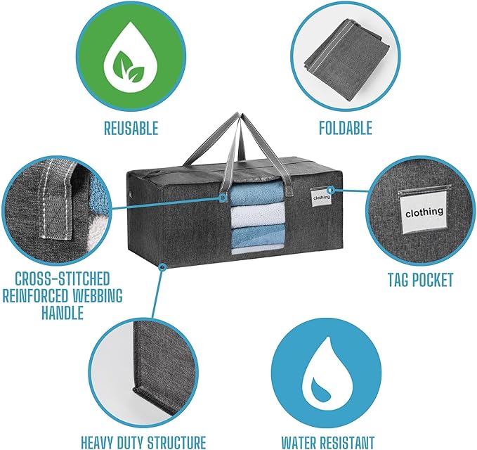 VENO 6 Pack Moving Bags Extra Large Storage Bags - Image 7