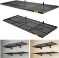 2-Pack 1.64x4ft Adjustable Garage Wall Shelving 560lbs Load Capacity Heavy Duty by AECXM