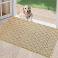 REFETONE Indoor Doormat, Front Back Door Mat 32"x40" Absorbent Rubber Backing by Refetone