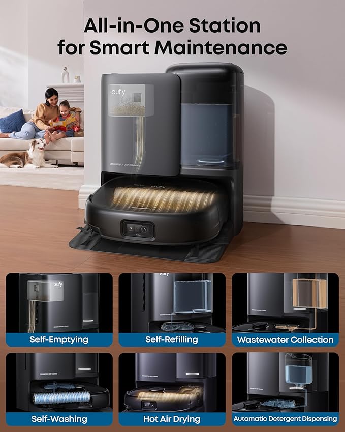 eufy Robot Vacuum E25, HydroJet System - Image 2