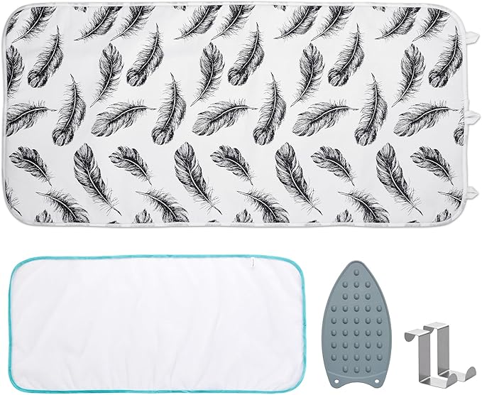 Seiritex Ironing Mat, Portable Ironing Pad 39.4 x 18.9 inch Table Top Iron by Seiritex