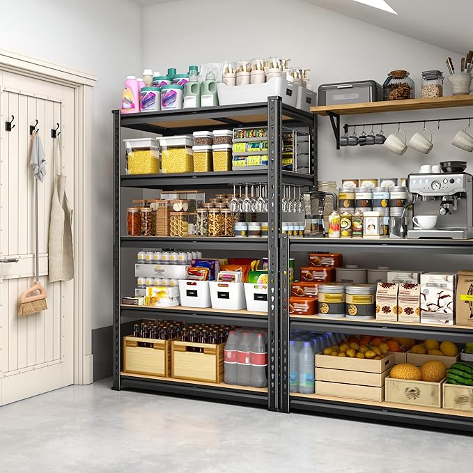 1980LBS Storage Shelves, 5-Tier Adjustable Pantry Shelves, Metal Shelving Unit - Image 7
