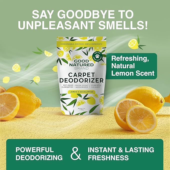 Good Natured Brand | Carpet Deodorizer & Freshener Powder | 47 oz Pet Odor - Image 2