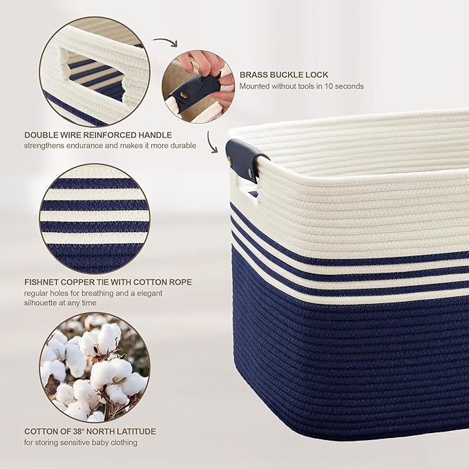 86L Extra Large Laundry Basket - Image 5