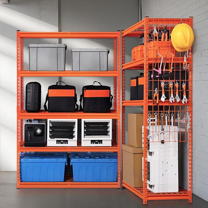 VEVOR Storage Shelves, 2500 lbs, 5 Tier Heavy Duty Garage Shelving, - Image 2