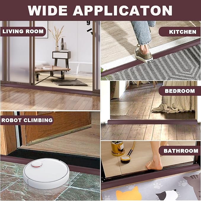 Vinyl Door Threshold Flooring Transition Strip Self Adhesive Carpet Edging Strip - Image 6