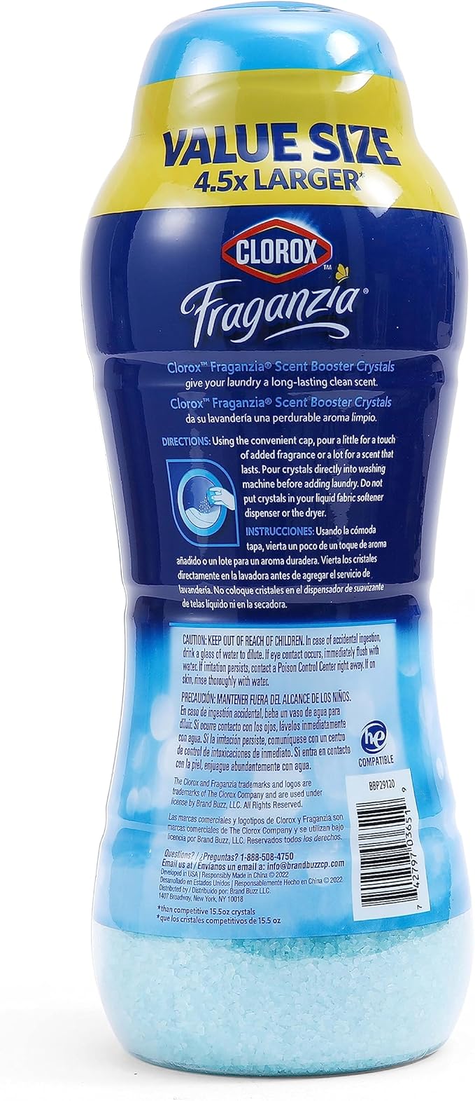 Clorox Fraganzia Laundry Scent Booster Crystals in Linen Scent - Image 6