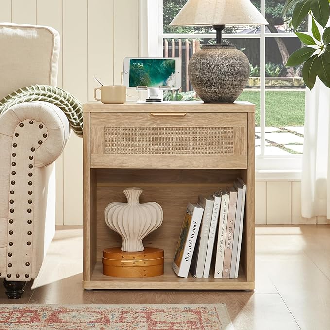 LEYAOYAO Rattan Nightstand - Image 3