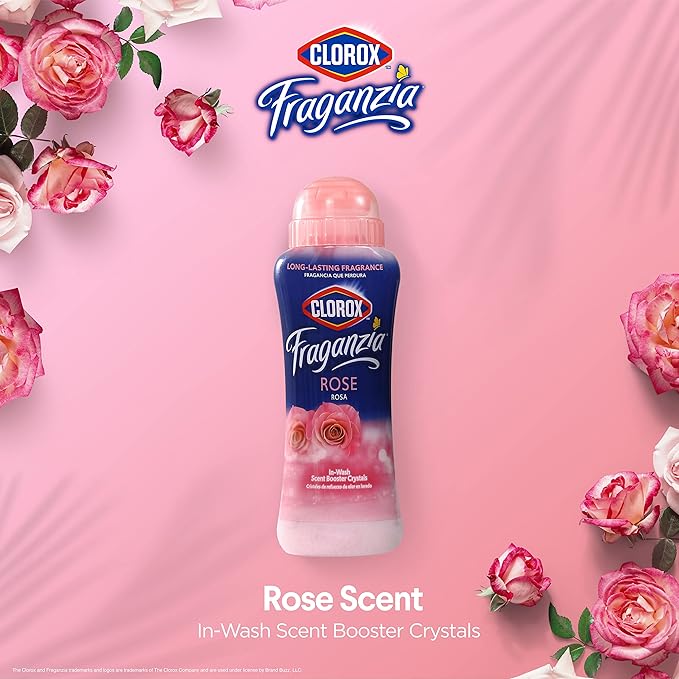 Clorox Fraganzia Laundry Scent Booster Crystals in Rose Scent - Image 2